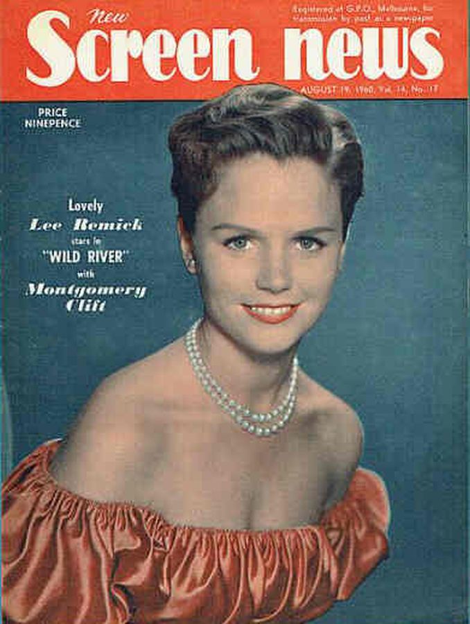 NEW SCREEN NEWS magazine side cover  Vol 14 # 17 19 August 1960