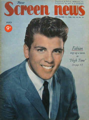 NEW SCREEN NEWS magazine side cover  Vol 14 # 23 11 November 1960