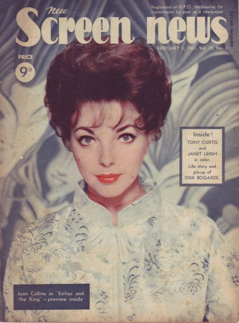 NEW SCREEN NEWS magazine side cover  Vol 15 # 3 3 February 1961