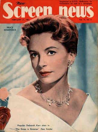 NEW SCREEN NEWS magazine side cover  Vol 15 # 4 17 February 1961