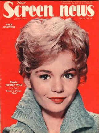 NEW SCREEN NEWS magazine side cover  Vol 15 # 15 21 July 1961