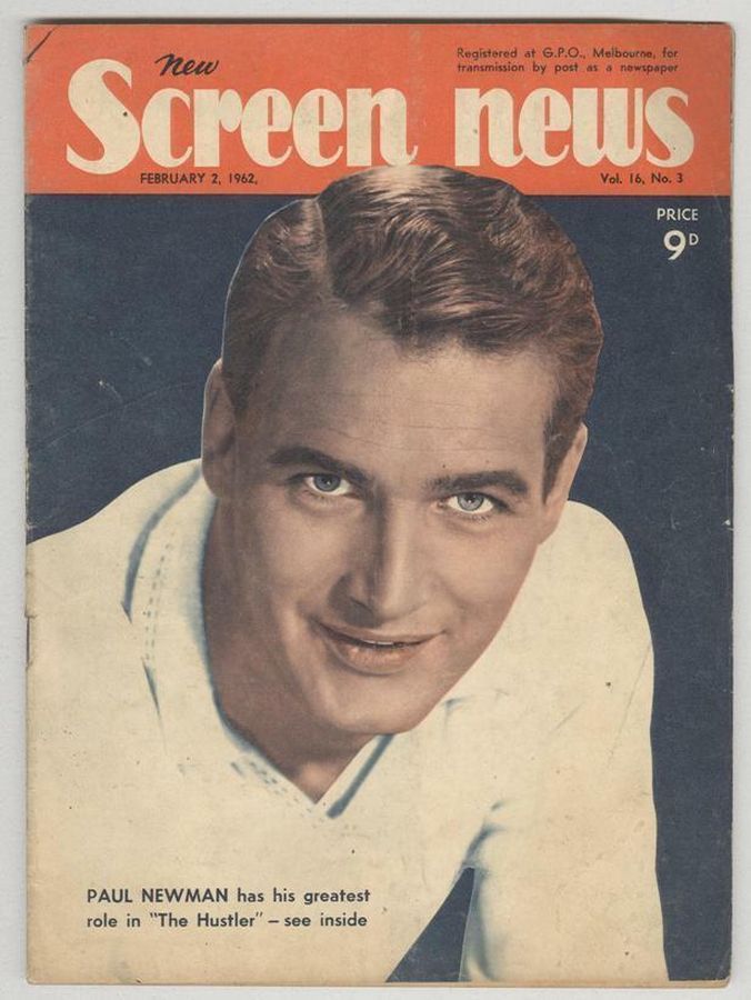 NEW SCREEN NEWS magazine side cover  Vol 16 # 3 2 February 1962