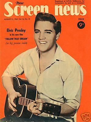 NEW SCREEN NEWS magazine side cover  Vol 16 # 18 31 August 1962