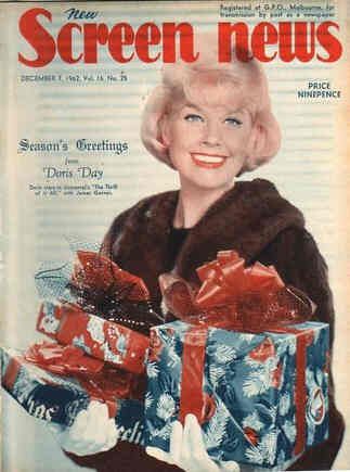 NEW SCREEN NEWS magazine side cover  Vol 16 # 25 7 December 1962