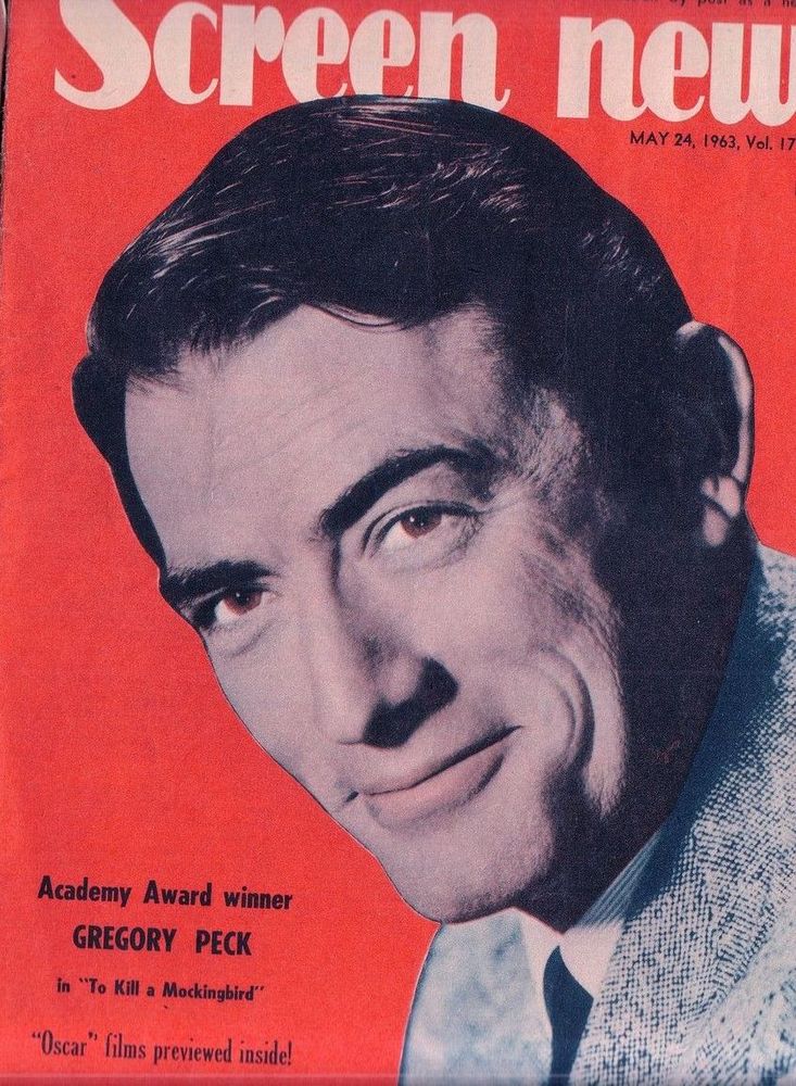 NEW SCREEN NEWS magazine side cover  Vol 17 # 11 24 May 1963