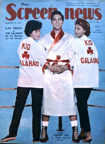 NEW SCREEN NEWS magazine side cover  Vol 17 # 17 16 August 1963