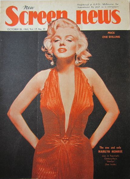 NEW SCREEN NEWS magazine side cover  Vol 17 # 22 25 October 1963