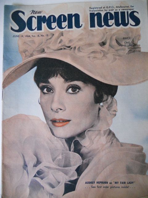 NEW SCREEN NEWS magazine side cover  Vol 18 # 13 19 June 1964