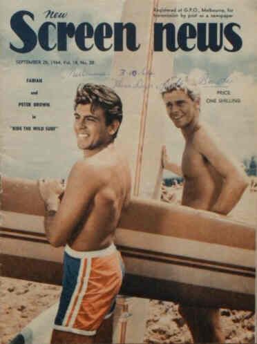 NEW SCREEN NEWS magazine side cover  Vol 18 # 20 25 September 1964