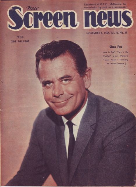 NEW SCREEN NEWS magazine side cover  Vol 18 # 23 6 November 1964