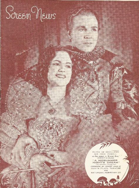 NEW SCREEN NEWS magazine side cover 15 February 1936