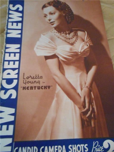 NEW SCREEN NEWS magazine side cover 1 July 1939