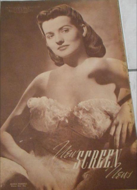NEW SCREEN NEWS magazine side cover  Vol 4 # 16 20 September 1941