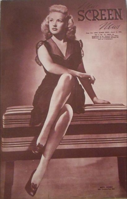 NEW SCREEN NEWS magazine side cover  Vol 4 # 41 14 March 1942