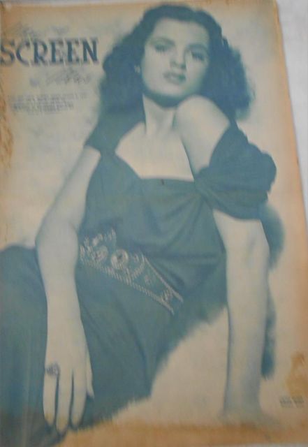 NEW SCREEN NEWS magazine side cover 8 August 1942