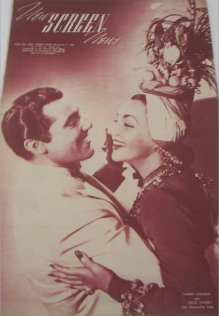NEW SCREEN NEWS magazine side cover  Vol 5 No 25 21 November 1942