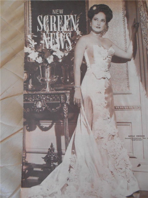 NEW SCREEN NEWS magazine side cover 6 June 1947