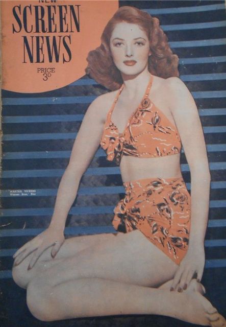 NEW SCREEN NEWS magazine side cover 2 January 1948
