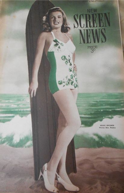 NEW SCREEN NEWS magazine side cover 16 January 1948