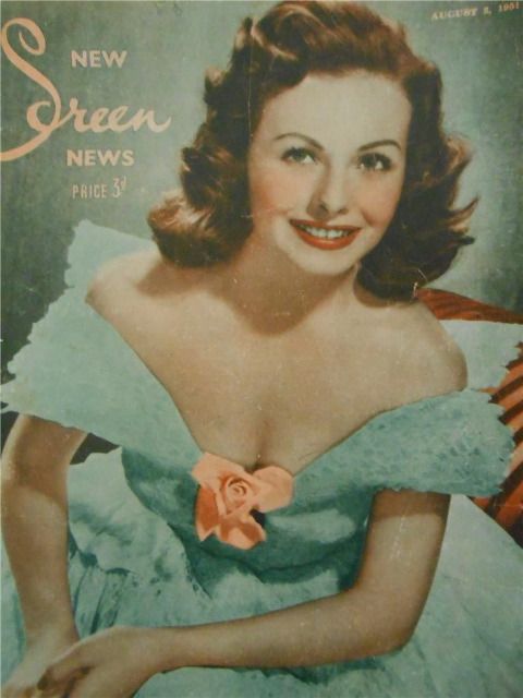NEW SCREEN NEWS magazine side cover 3 August 1951