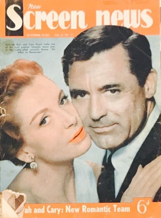 NEW SCREEN NEWS magazine side cover  Vol 11 No 21 18 October 1957