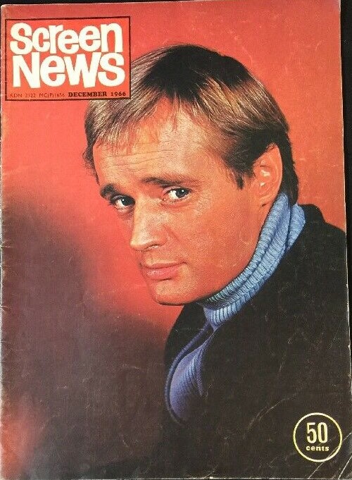 SCREEN NEWS (Singapore) magazine side cover  December 1966