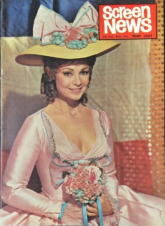 SCREEN NEWS (Singapore) magazine side cover  September 1967