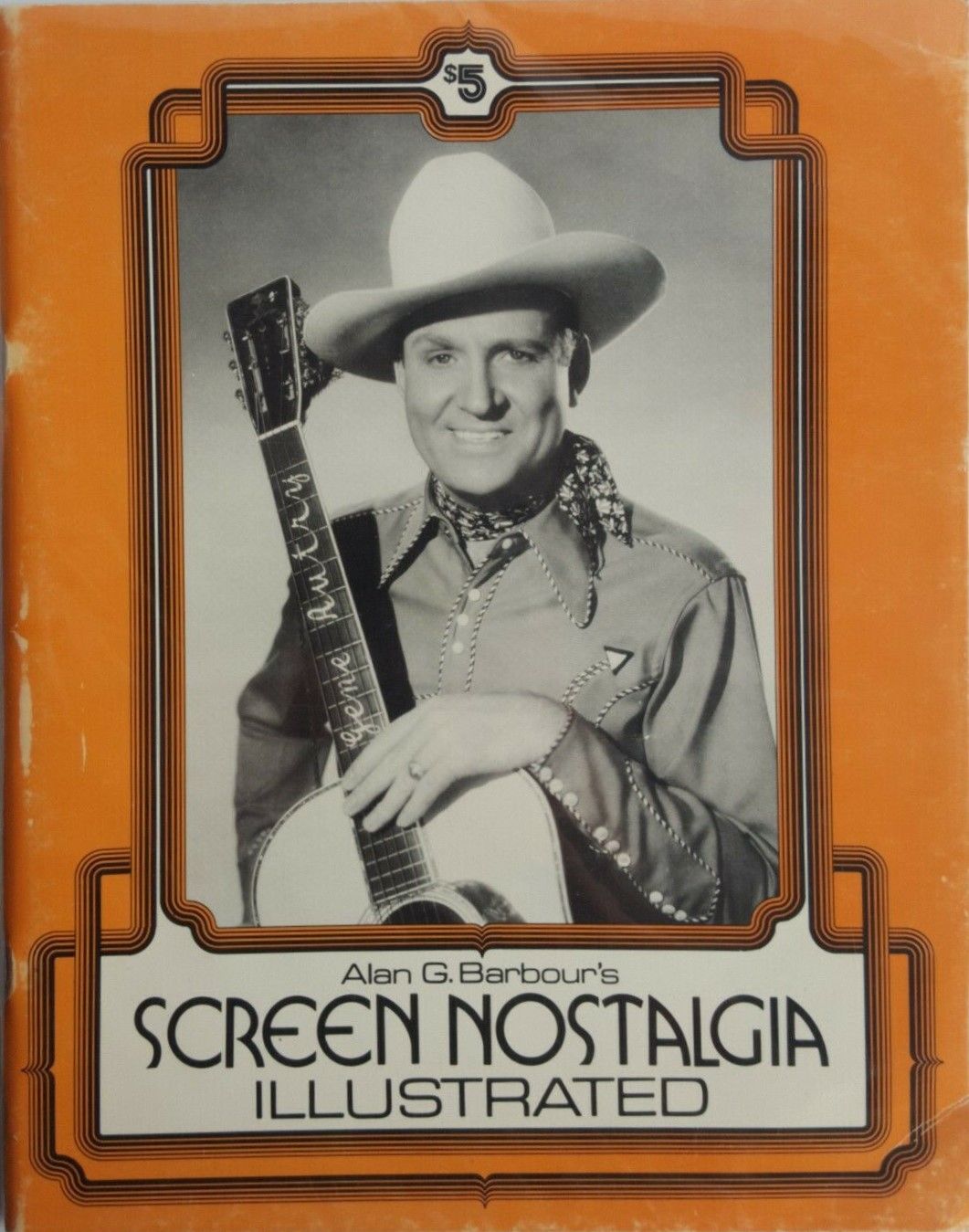 SCREEN NOSTALGIA ILLUSTRATED magazine side cover Issue 1   1975