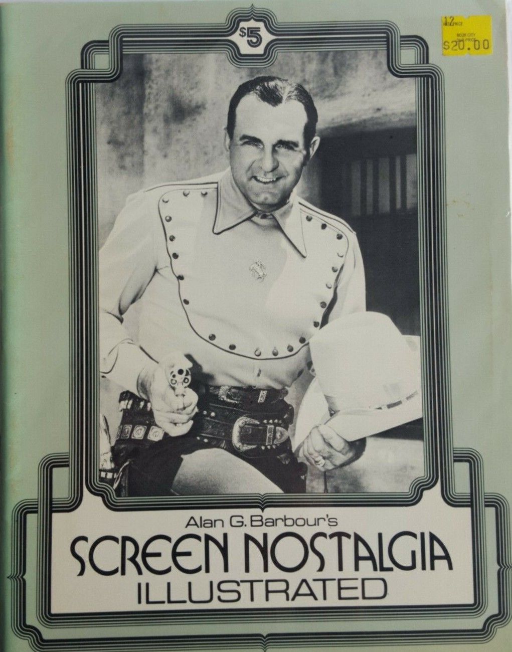 SCREEN NOSTALGIA ILLUSTRATED magazine side cover Issue 10   1975