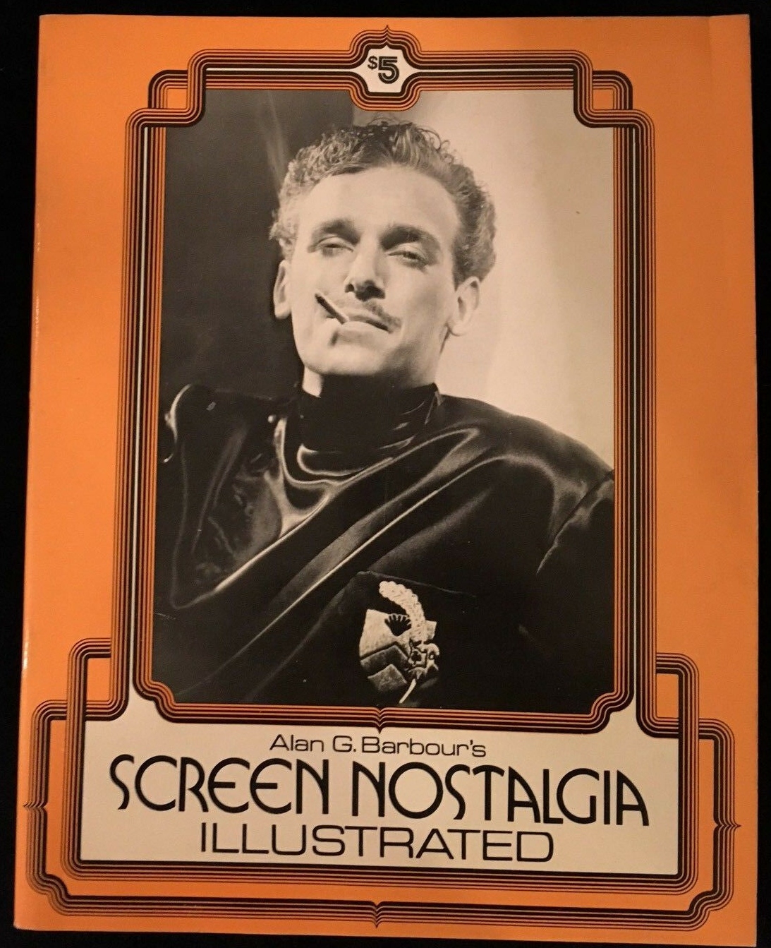 SCREEN NOSTALGIA ILLUSTRATED magazine side cover Issue 14   1975