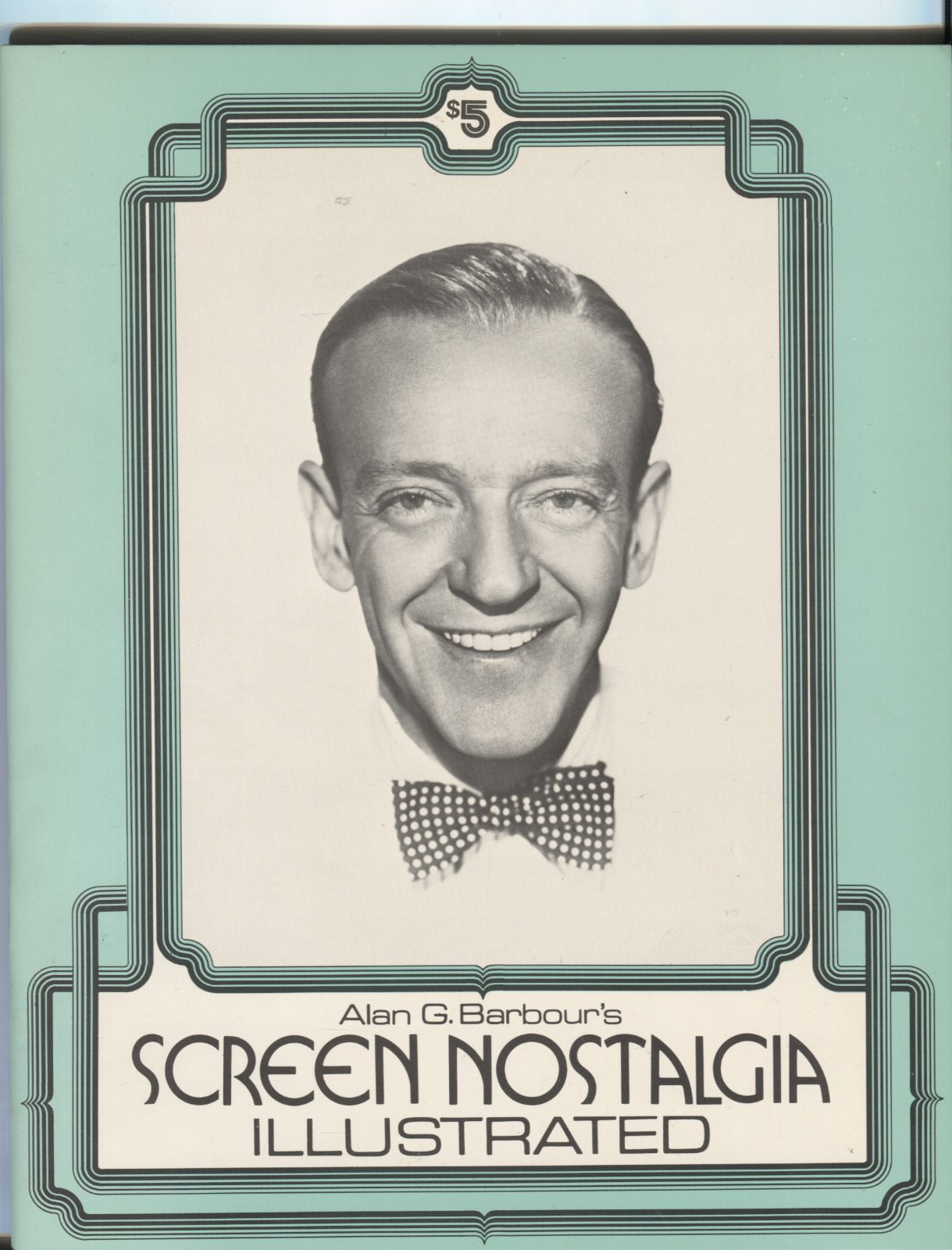 SCREEN NOSTALGIA ILLUSTRATED magazine side cover Issue 15   1975