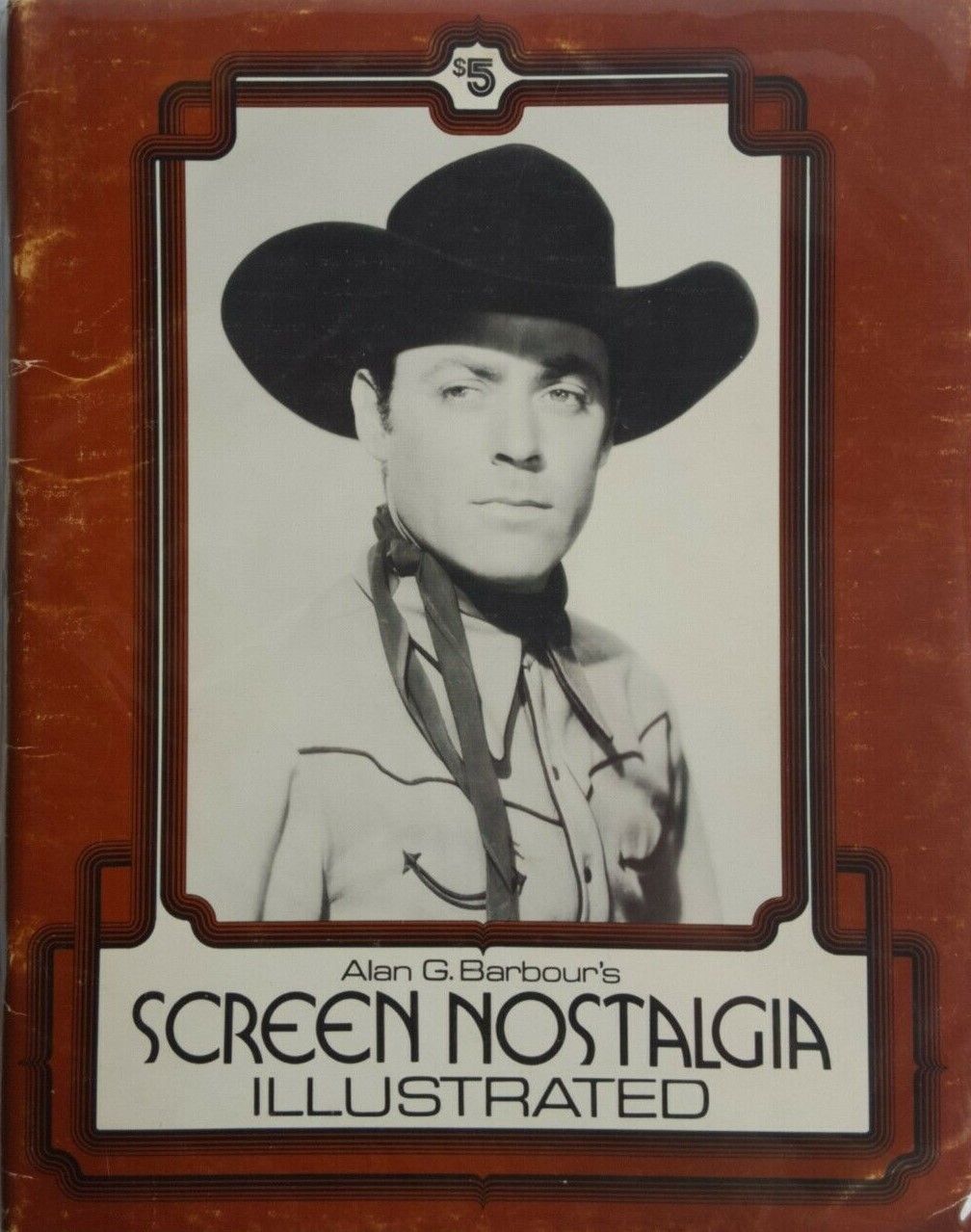 SCREEN NOSTALGIA ILLUSTRATED magazine side cover Issue 4   1975