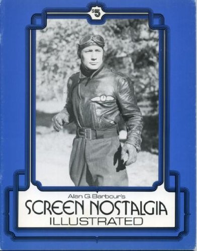 SCREEN NOSTALGIA ILLUSTRATED magazine side cover Issue 8   1975