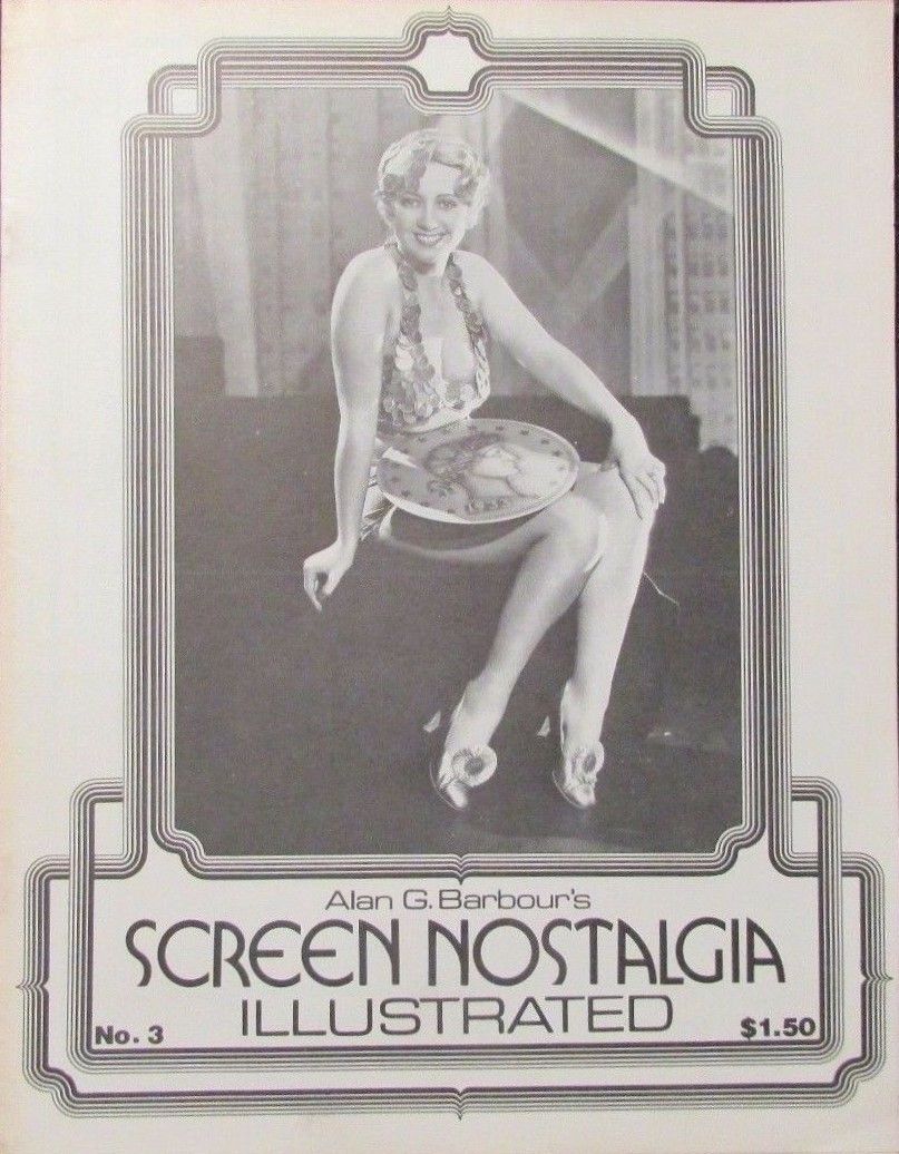 SCREEN NOSTALGIA ILLUSTRATED magazine side cover Issue 3   1983
