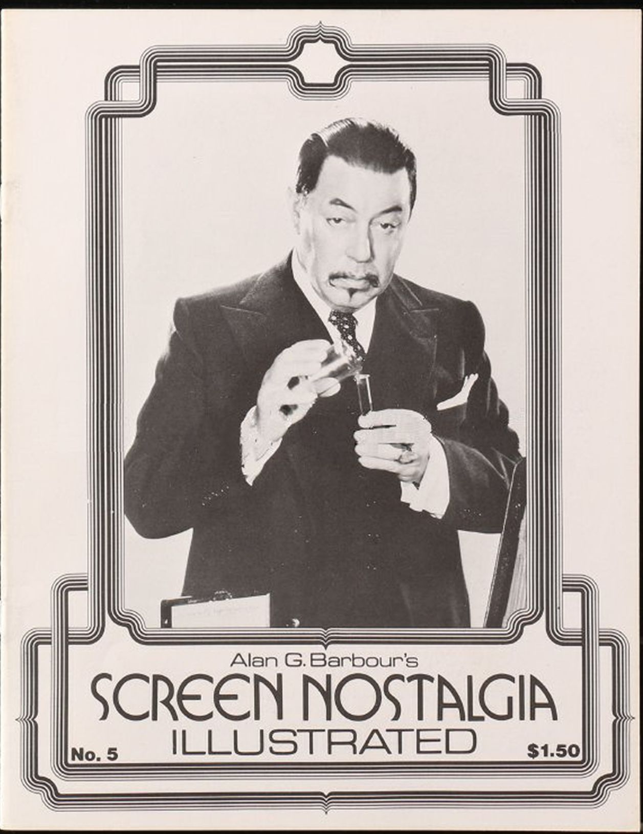 SCREEN NOSTALGIA ILLUSTRATED magazine side cover Issue 5   1983