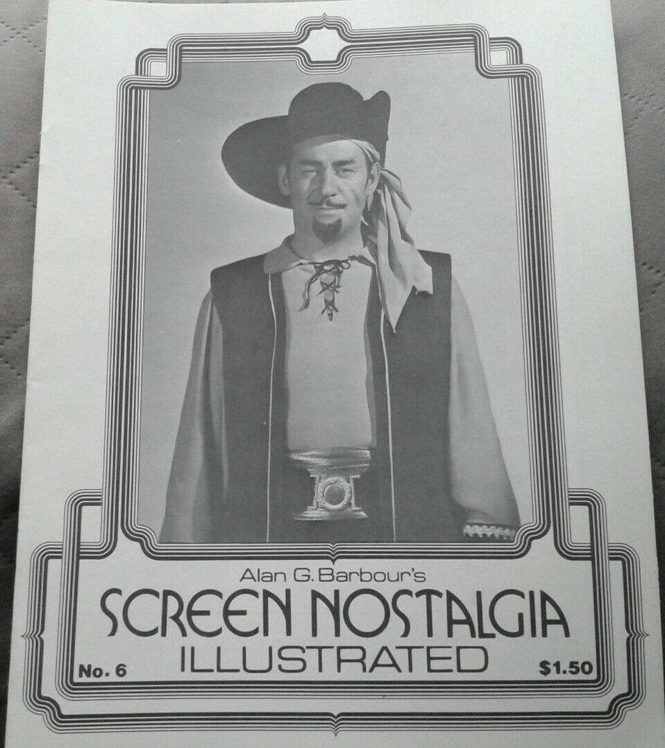 SCREEN NOSTALGIA ILLUSTRATED magazine side cover Issue 6   1983