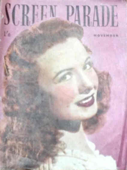 SCREEN PARADE magazine side cover November 1947
