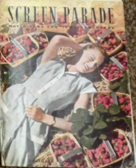 SCREEN PARADE magazine side cover December 1947