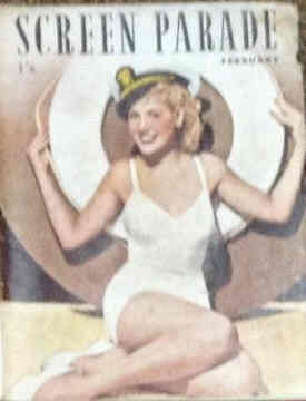 SCREEN PARADE magazine side cover February 1948