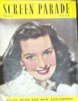 SCREEN PARADE magazine side cover March 1948