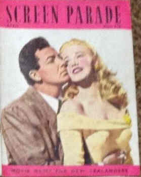 SCREEN PARADE magazine side cover April 1948
