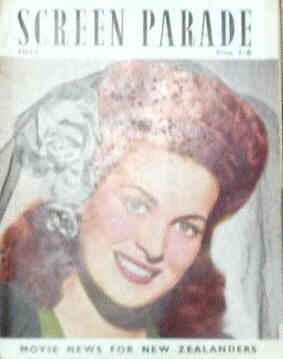 SCREEN PARADE magazine side cover July 1948