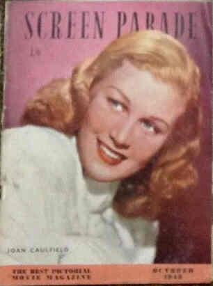 SCREEN PARADE magazine side cover October 1948