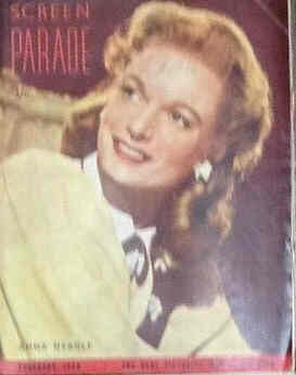SCREEN PARADE magazine side cover February 1949