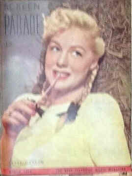 SCREEN PARADE magazine side cover March 1949