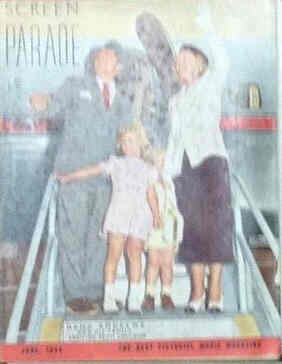 SCREEN PARADE magazine side cover June 1949