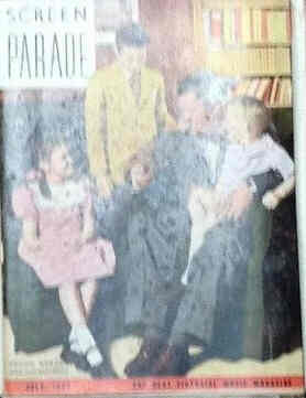 SCREEN PARADE magazine side cover July 1949