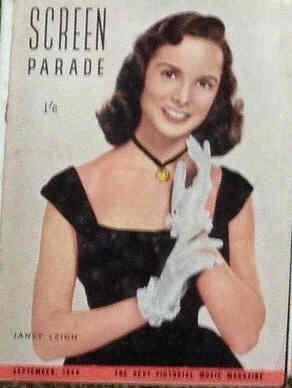 SCREEN PARADE magazine side cover September 1949