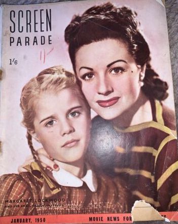 SCREEN PARADE magazine side cover  January 1950