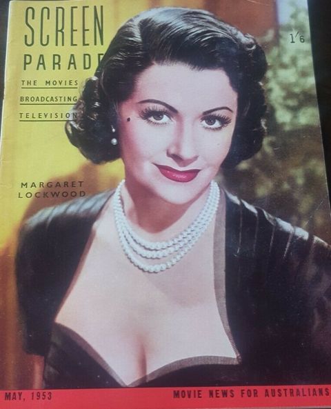 SCREEN PARADE magazine side cover May 1953